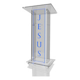 Pulpito De Acrilico Igreja Evento Com Gravação E Led