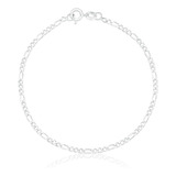 Pulseira 3x1 Masculina 2mm Prata 925