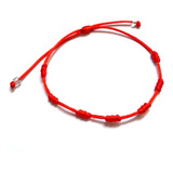 Pulseira 7 Nós Vermelha Para Espantar/afastar O Mal