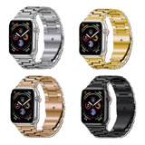 Pulseira Aço Inox P/ Apple Watch Se / 6 / 5 / 4/3 38mm 40 41