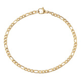 Pulseira Aço Masculina Ouro 18k Banhada Com Garantia