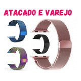 Pulseira Aço Milanese Magnético X7 X8 X6 App Watch T500 Iwo