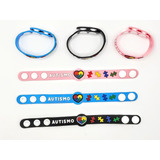 Pulseira Autismo 10un Lembrancinha Autista Identificação
