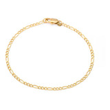 Pulseira Bracelete Aço Masculino Ogrife J-362 Banhado Ouro