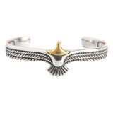 Pulseira Bracelete Águia Real Ajustável Masculina