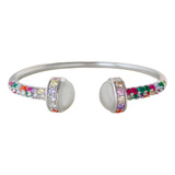 Pulseira Bracelete Feminino Dourado Ouro 18k 