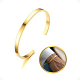Pulseira Bracelete Masculino Aço Titânio Ajustável Luxo 