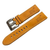 Pulseira Camurça Para Relógios Mont Blanc Camurça