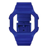 Pulseira Compativel Champion Yot Cp40181f Cp40180x Cp40181x Cor Azul-escuro