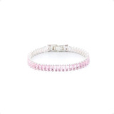 Pulseira Cristal Quartzo 16,5cm Banho De