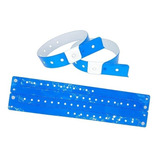 Pulseira De Identificação Vinil Slim - Kit 100 Pçs 