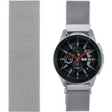 Pulseira De Metal Para Polar Vantage M Estilo Milanes Lindas Cor Prata Largura 22 Mm