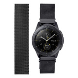 Pulseira De Metal Para Polar Vantage M Estilo Milanes Lindas Cor Preto Largura 22 Mm