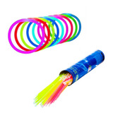 Pulseira De Neon Tubo Com 100