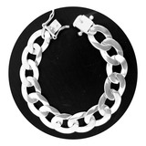 Pulseira De Prata 1x1 Fecho De Gaveta 16 Mm Largura 22cm Comprimento 22 Diâmetro 22
