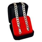 Pulseira De Prata 925 Masculina Grumet Italiana Legítima 7mm
