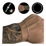 Pulseira De Prata 925 Masculina Legítima Grumet Italiana