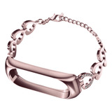 Pulseira De Relógio Em Formato De Coração, Rosa