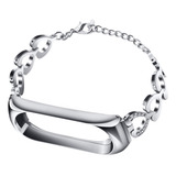 Pulseira De Relógio Multiuso Em Forma De Coração, Prata