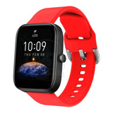 Pulseira De Silicone Lisa Com Fecho Sport Amazfit Bip 3 3pro