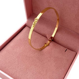 Pulseira Feminina Bracelete Ouro 18k 750
