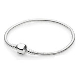 Pulseira Feminina P/ Berloque Folheada Prata 925 Premium