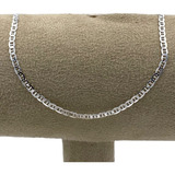 Pulseira Gucci Flat 2,5mm Masculina Prata 925 Legitima (m2)