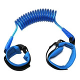 Pulseira Guia Infantil De Segurança Para Criança Anti Perda Cor Azul