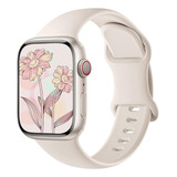 Pulseira Lisa Premium Compatível Apple Watch 40/41/44/45/49