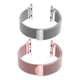 Pulseira Magnetica Kit 2 Uni Relogio Inteligente Smartwatch