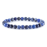 Pulseira Masculina Prata Shambala Sodalita Pedras