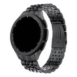 Pulseira Metal 7 Elos Para Galaxy Watch 6 Classic 47mm R965 Cor Preto