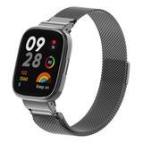 Pulseira Metal Aço Inox Para Xiaomi Redmi Watch 3 Active