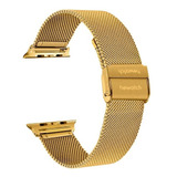 Pulseira Metal Aço Relógio Watch 38/40mm Dourado Fecho Duplo