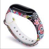 Pulseira Mi Band 3 E 4 Silicone Colorida Para Relógio Xiaomi