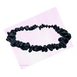 Pulseira Natural Turmalina Negra Em Cascalho