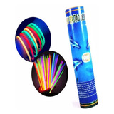 Pulseira Neon 100 Unidades Adereços Balada Fluorescente Festa Led