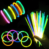 Pulseira Neon Com 200 Unidades Festa, Show - Luz - Brilho