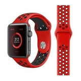 Pulseira Nik Furadinha Silicone Smartwatch Iwo 44/45mm 