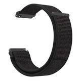 Pulseira Nylon Bight Pinos Engate Rápido Cor Preta Refletiva Largura 22 Mm