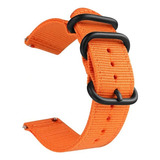Pulseira Nylon Force Compatível Com Timex Weekender T2n654 Cor Laranja