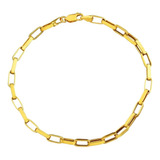 Pulseira Oca Grossa Masculino Ouro 18k