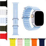 Pulseira Oceano Para Apple Watch Ultra 49mm 45/44/41/40/38mm