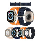 Pulseira Oceano Para Apple Watch Ultra 49mm 45mm 44mm 42mm