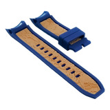 Pulseira P/ Invicta S1 Yakuza Em Silicone Cor Azul