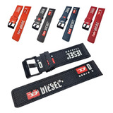 Pulseira Para Diesel Dz4512 Nylon 26mm Varias Cores