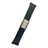 Pulseira Para Porsche P6750 Deployant Completa Fecho Prata