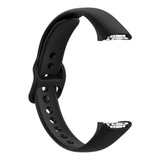 Pulseira Para Samsung Galaxy Fit Sm R370 De Silicone Cor Preto