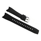Pulseira Preta Para Relógio Compatível Citizen Bj-2110-01