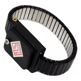 Pulseira Proteção Anti Estática Sem Fio Metálica - Azul